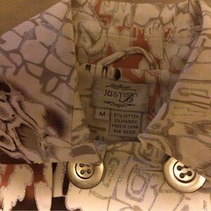 Just Be Metallic Patterned Blazer